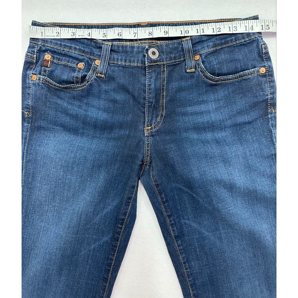 AG Adriano Goldschmied The Club Jeans 29R Y2K Dark Wash Low Rise Flare Denim - Picture 13 of 15
